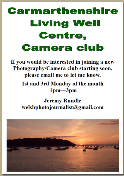 Carmarthenshire Living Well Centre Camera Club