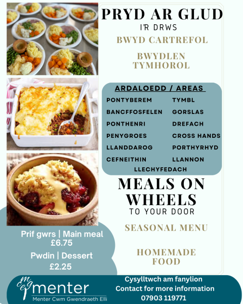 Pryd ar Glud / Meals on Wheels