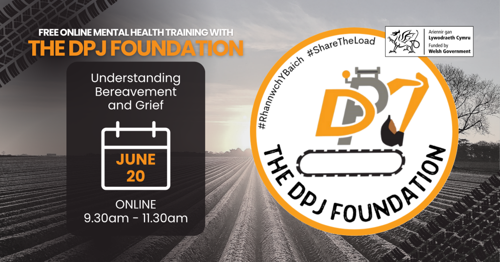 Free online training: Understanding Bereavement and Grief with The DPJ Foundation