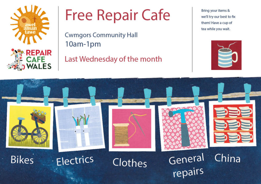 FREE Repair Cafe/ Caffi Trwsio AM DDIM